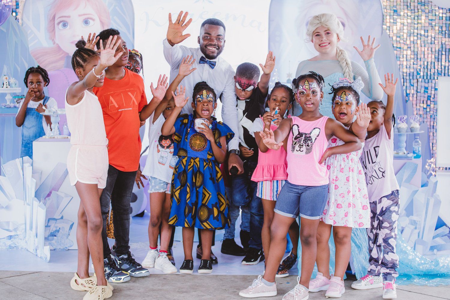 High-energy Atlanta celebration with MC and dancing guests