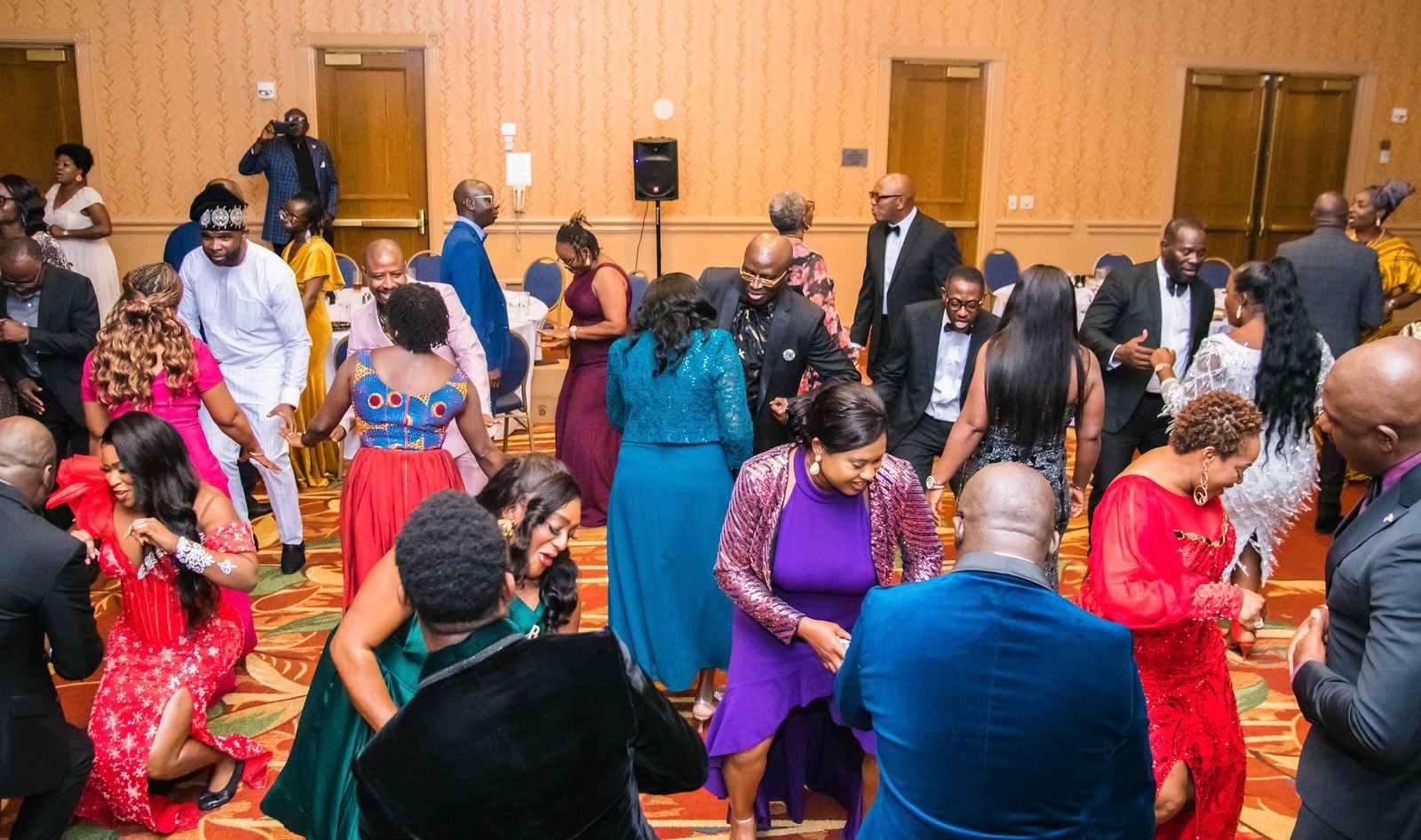 Formal gala evening in Atlanta with emcee and seated guests