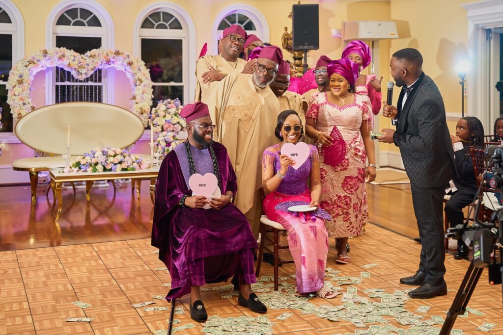 VibeCraft Studios MC Levi of Life at a professional Atlanta event with guests